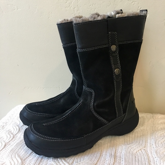 Clarks Shoes - Clarks | Bendables Black Leather Boots